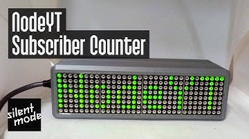 NodeYT Subscriber Counter | SilentMODs