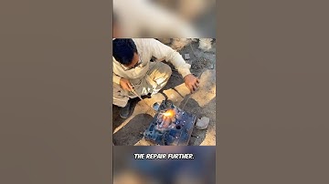 Fully Damaged Engine Head Repairing Process!! #youtubeshorts #shortsfeed #foryou