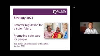 CQC Strategy 2021: Smarter regulation for a safer future – Promoting safe care for people