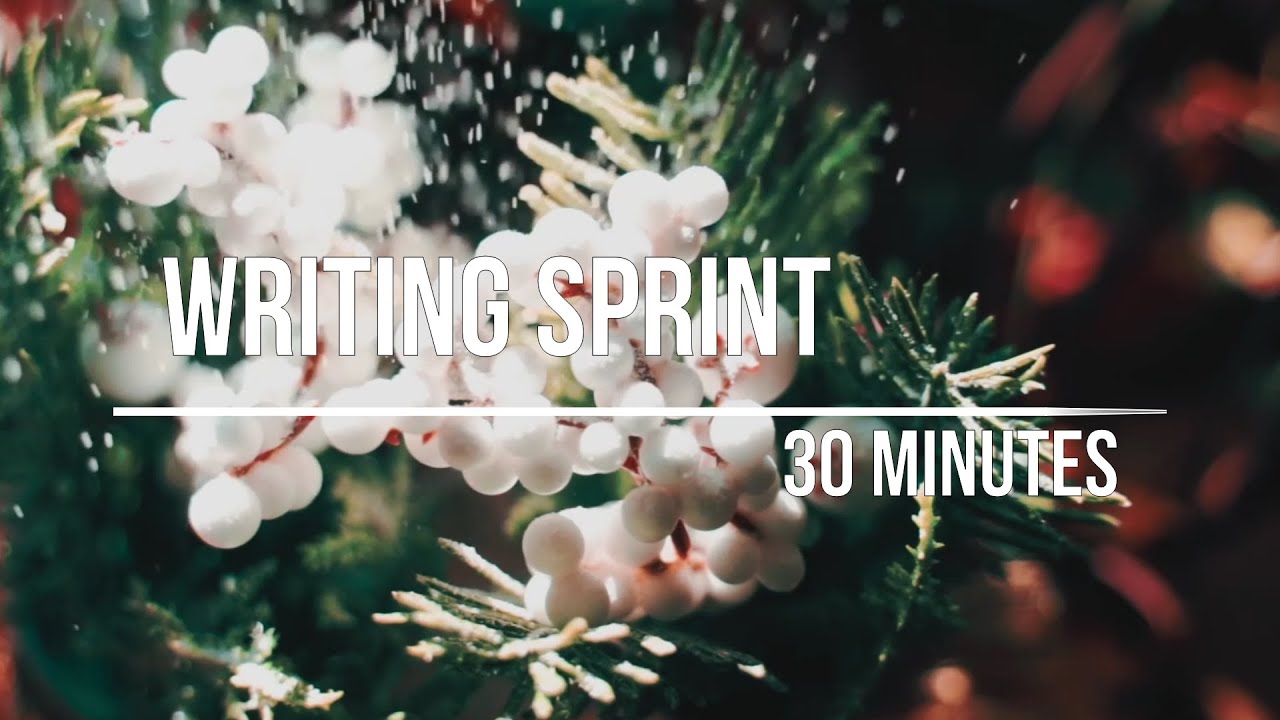 Festive Writing Sprint Silent Motion Timer with Alert || 30 Minutes