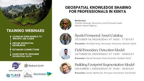 KSA Geospatial Webinar Series - Part 3 - Building Footprint Segmentation Model