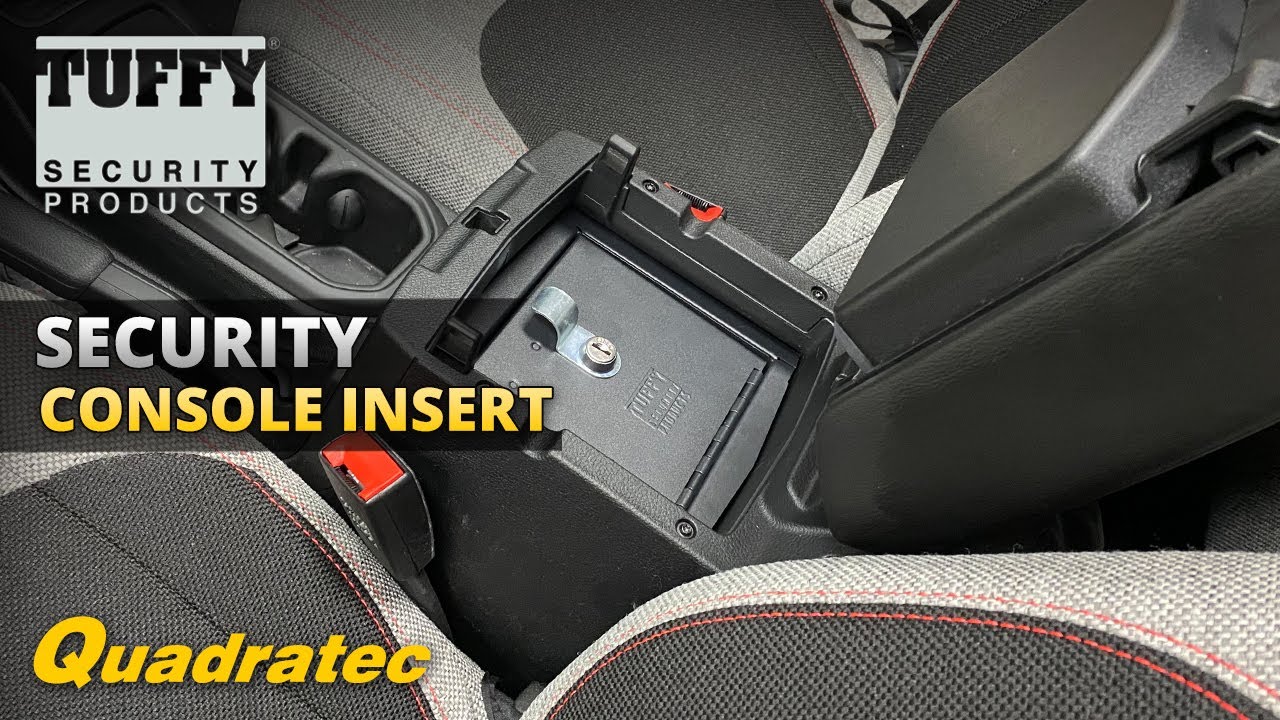 Tuffy Security Console Insert for 18-23 Jeep Wrangler JL