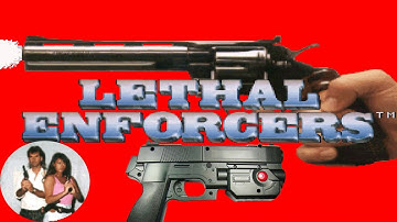 Lethal Enforcers played with Aimtrak Light Gun | Arcade Longplay
