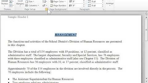 Make the Headers or Footers Different for Odd and Even Pages - Word 2010