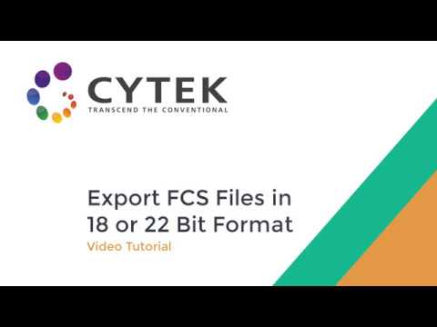 Export 18 and 22 bit FCS Files