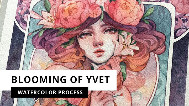 Blooming of Yvet | Watercolour Process (Timelapse) by Margaret Morales