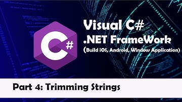 C# Tutorial | Part 4: Trimming Strings | Visual C# Beginner Tutorial