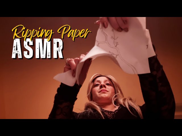[ASMR] Ripping Paper to Reduce Stress and Anxiety! (No Talking) (#1)