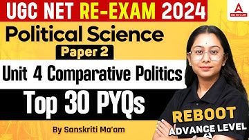 UGC NET Political Science Unit 4 Comparative Politics | PYQs By Sanskriti Jain