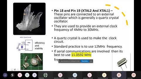 MPCA 3350904 Lecture07 PIN diagram of 8051 Microcontroller (PART-2) ( GUJARATI VERSION)