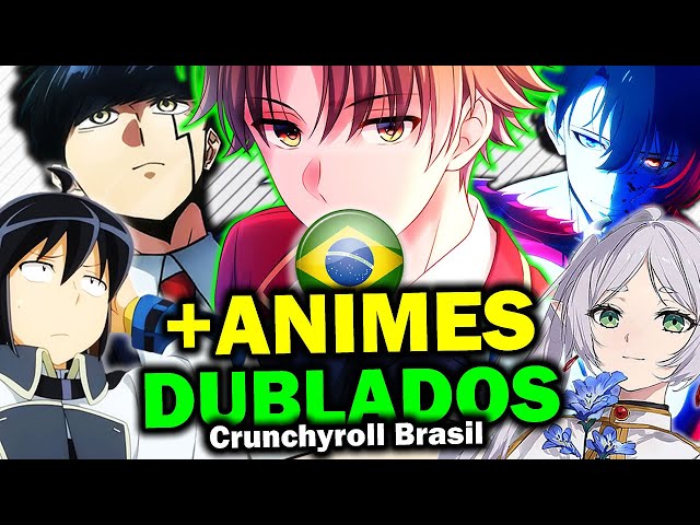 Animes dublados que estreiam na Crunchyroll em março