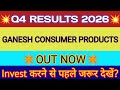 Ganesh Consumer Q4 Results🔴Ganesh Consumer Results🔴Ganesh Consumer Share Latest News🔴Ganesh Consumer