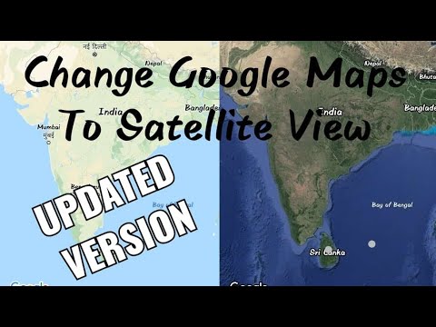 ตั้งไทม์ไลน์ใน google map  Update  How to change Google Map to Satellite Mode/view| Updated version.