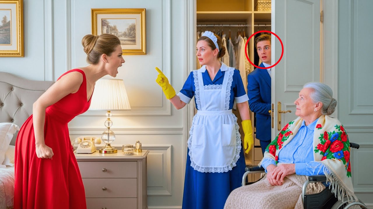 Miljonair verstopt zich om te zien hoe zijn verloofde zijn zieke moeder behandelt... en de hulp...