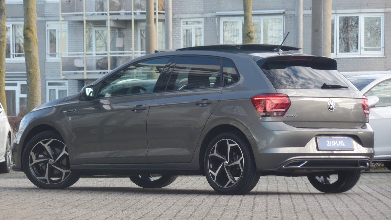 Volkswagen NEW Polo R-Line 2020 in 4K Limestone Grey 17 inch Bonneville walk  around & detail inside 