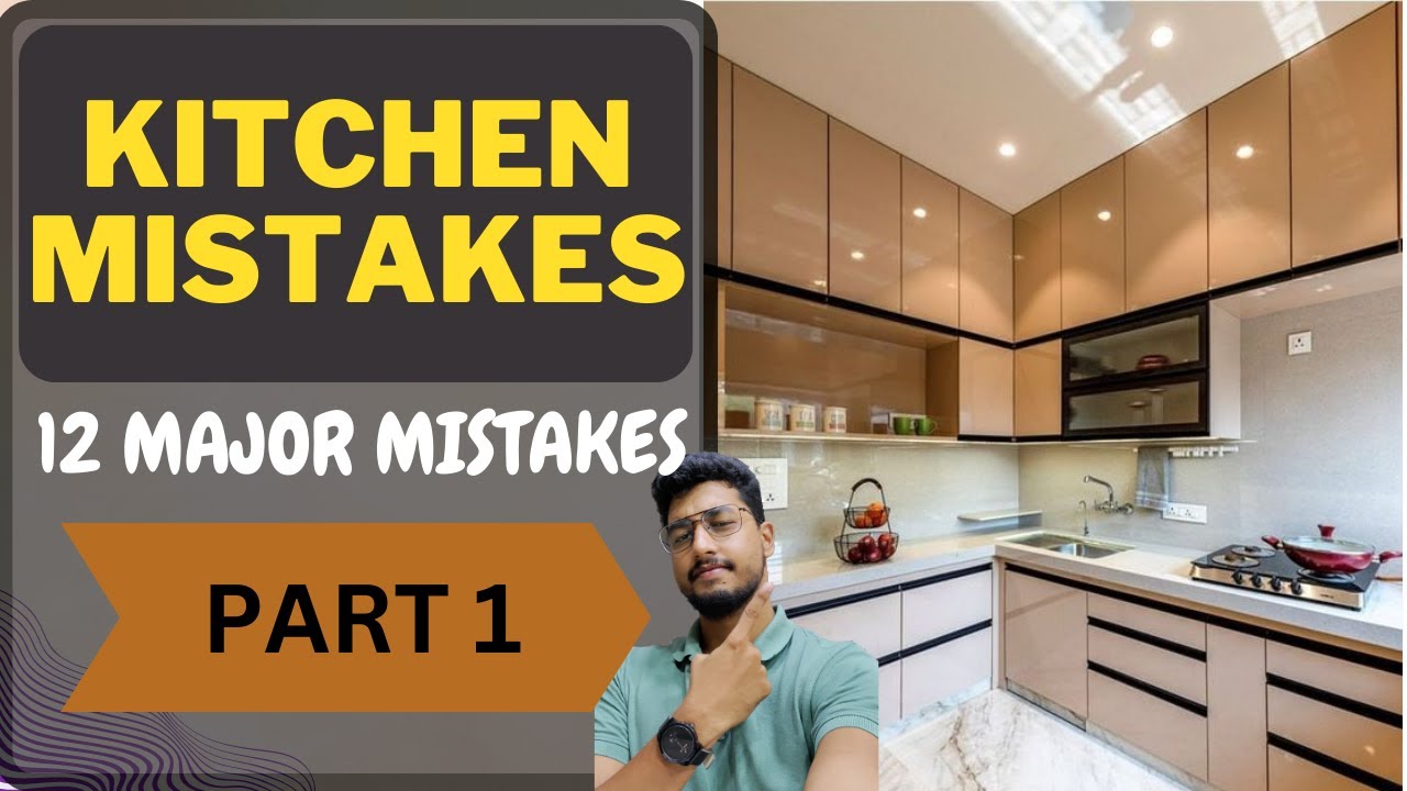 12 Mistakes to avoid while planning your kitchen to improve workability ...