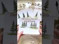 Oil Pastel Tutorial | How to Draw Pine Trees with Oil Pastels #oilpastel #easydrawing #art#painting