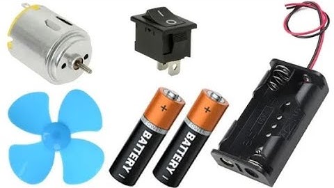 How to connect switch with motor -AA Battery, Motor, Switch tutorial viral video experiments