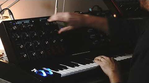 Sound Design on the Moog Voyager today.