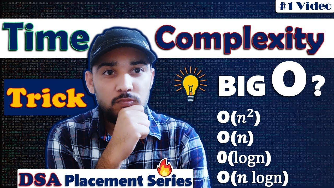 Trick To Find Time Complexity in Data Structure & Algorithms - YouTube