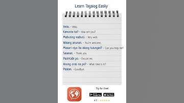 Learn Tagalog Easily