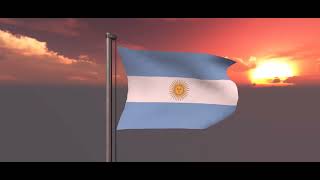 Argentina Flag Waving