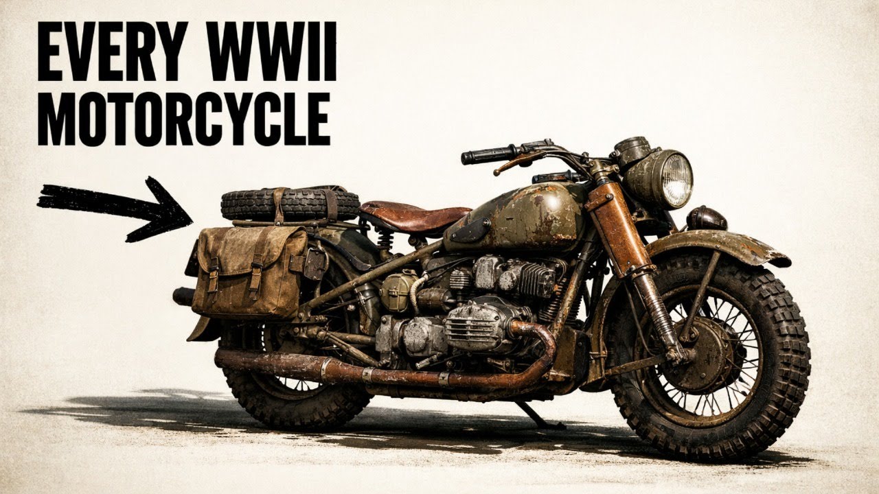 Every motorcycle used in World War II