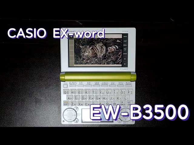 CASIO☆韓国語 電子辞書 EX-word EW-B3500 ハングルキーボード 韓英中 