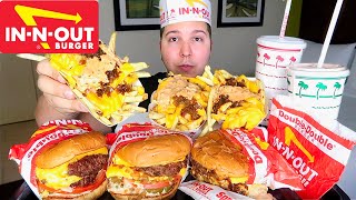 In-N-Out Burger • Animal Style Cheat Day • MUKBANG
