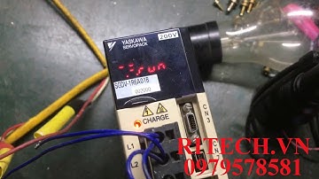 Test Servo Pack Yaskawa SGDV chế độ Speed điều khiển tốc độ bằng biến trở