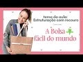 Como fazer uma bolsa Fácil com estruturação em Recouro