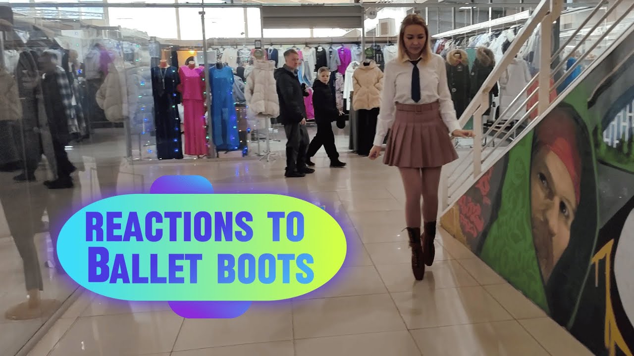 What Happens When a BLONDE Wears Ballet Boots in Public ?!