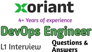 DevOps Engineer Interview Questions & Answers | Real 1st Round Xoriant| ython,K8s,Terraform,Jenkins