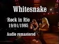 Capture de la vidéo Whitesnake 1985. Rock In Rio, 19/01/1985, Brazil . The More Full Version. Audio Remastered.