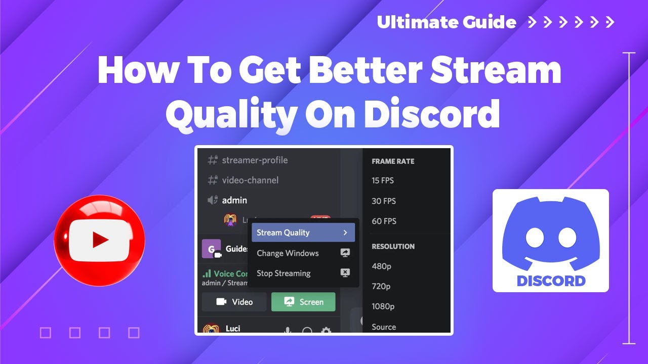 How To Get Better Stream Quality On Discord 2024 Discord Mastery YouTube