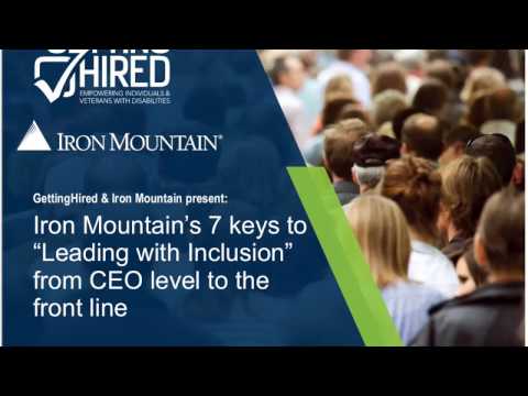 Leading with Inclusion with Iron Mountain
