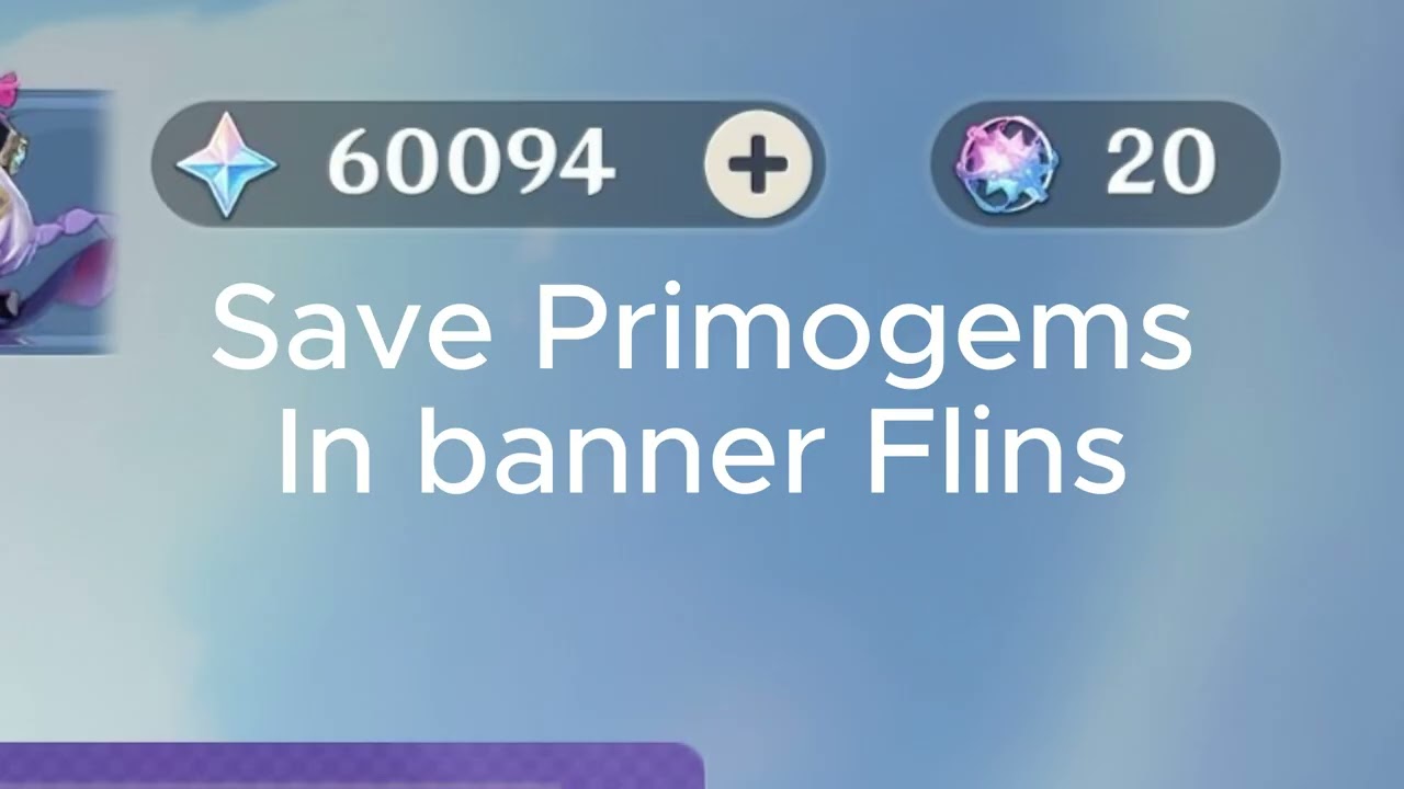 Save Primogems In banner Flins Part2