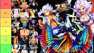 7.5 ANNIVERSARY TIER LIST - ONE PIECE BOUNTY RUSH