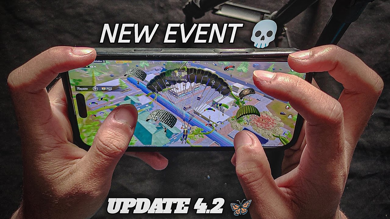 IPHONE 16 pro max HANDCAM IN 2026 😱1VS4🎮 PUBG MOBILE FULL HANDCAM 4K 📱 120FPS 5Finger 