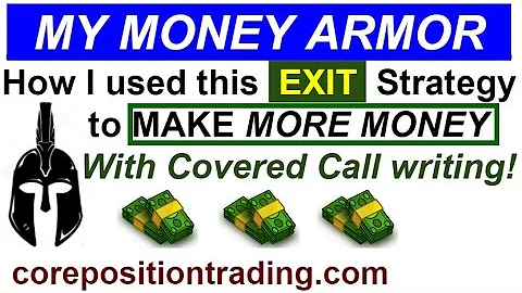 COVERED CALLS - How I used an EXIT Strategy to make a trade GREEN!!!