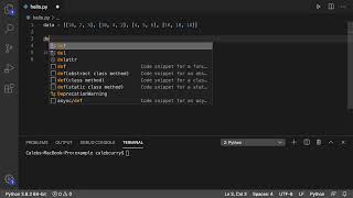 Python Programming 46   Custom key Function with 2D Lists