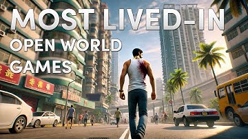 TOP 10 MOST LIVED-IN Open World Games