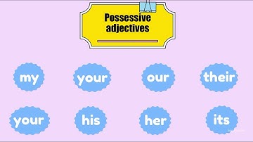 Personal Pronouns and Possessive Adjectives| I -my, he - his, she - her... Grammar. Learn English
