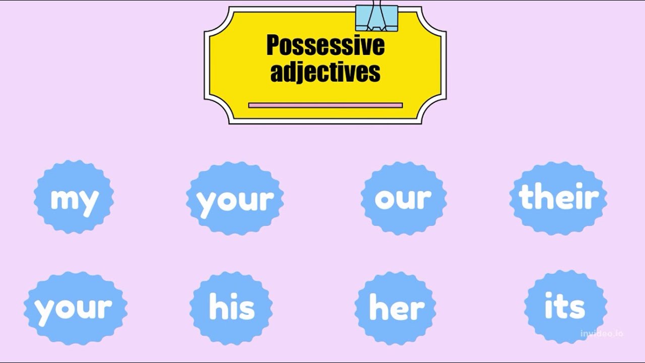 His - Her | He - She | Possessive adjectives