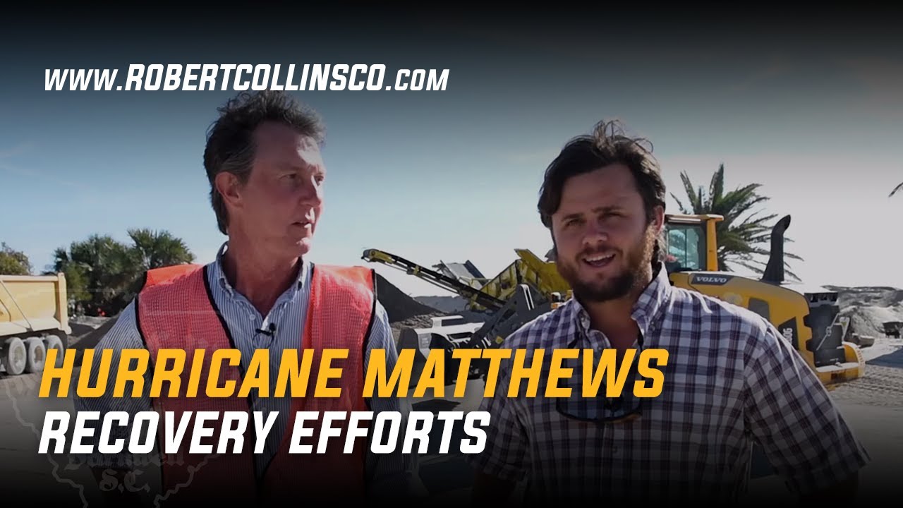 Hurricane Matthew Recovery Efforts - YouTube