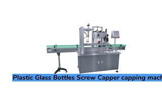 high Speed Automatic Jar Lid Bottle Capping Machine Plastic Glass Bottles Screw Capper
