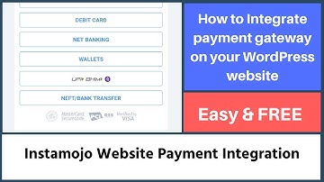 How to Integrate payment gateway on your wordpress website || Instamojo Website Payment Integration