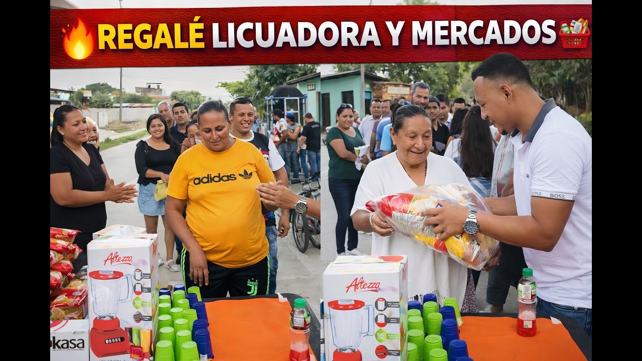 😱 Regalé Licuadora y Mercados GRATIS y Mira lo que Pasó…✅