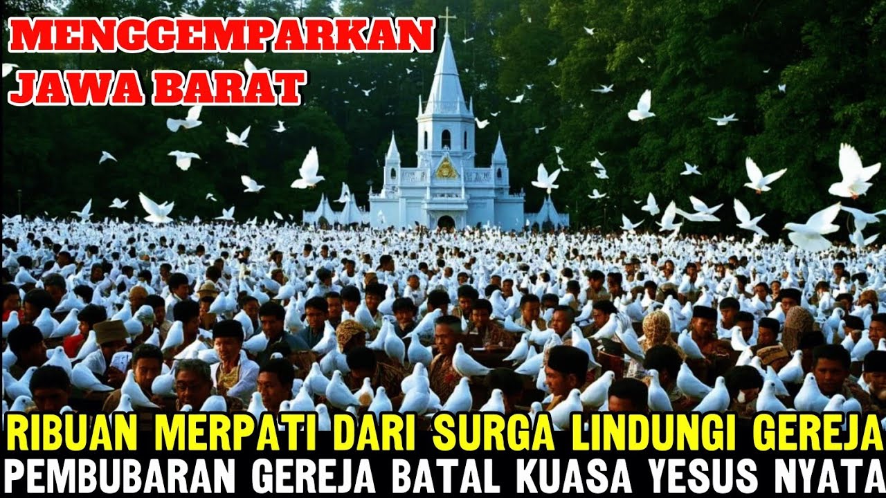BIKIN HEBOH‼️Massa Hendak Usir Gereja, Tapi Ribuan Burung Merpati dari Langit Lindungi Rumah Tuhan!