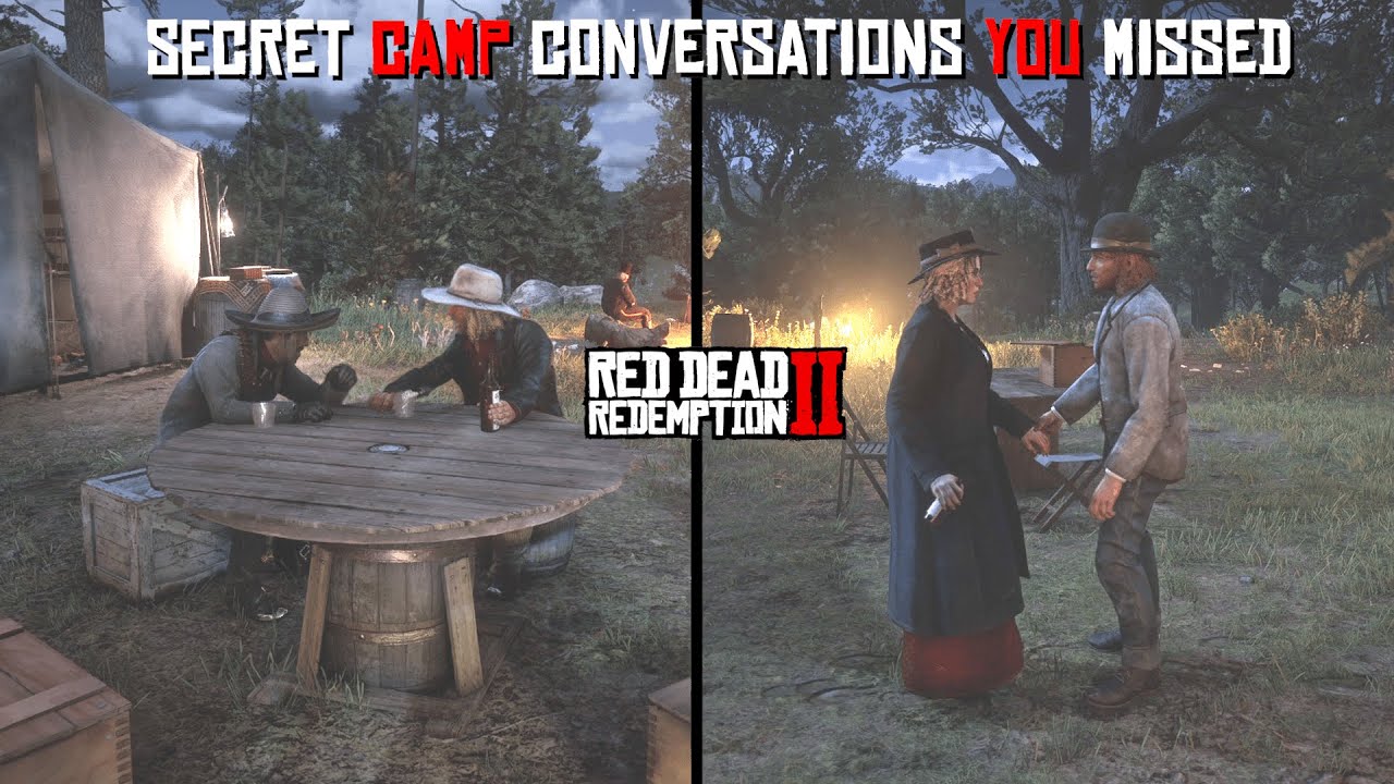 Part - 2 Secret Camp Conversations You Missed In Red Dead Redemption 2 ...